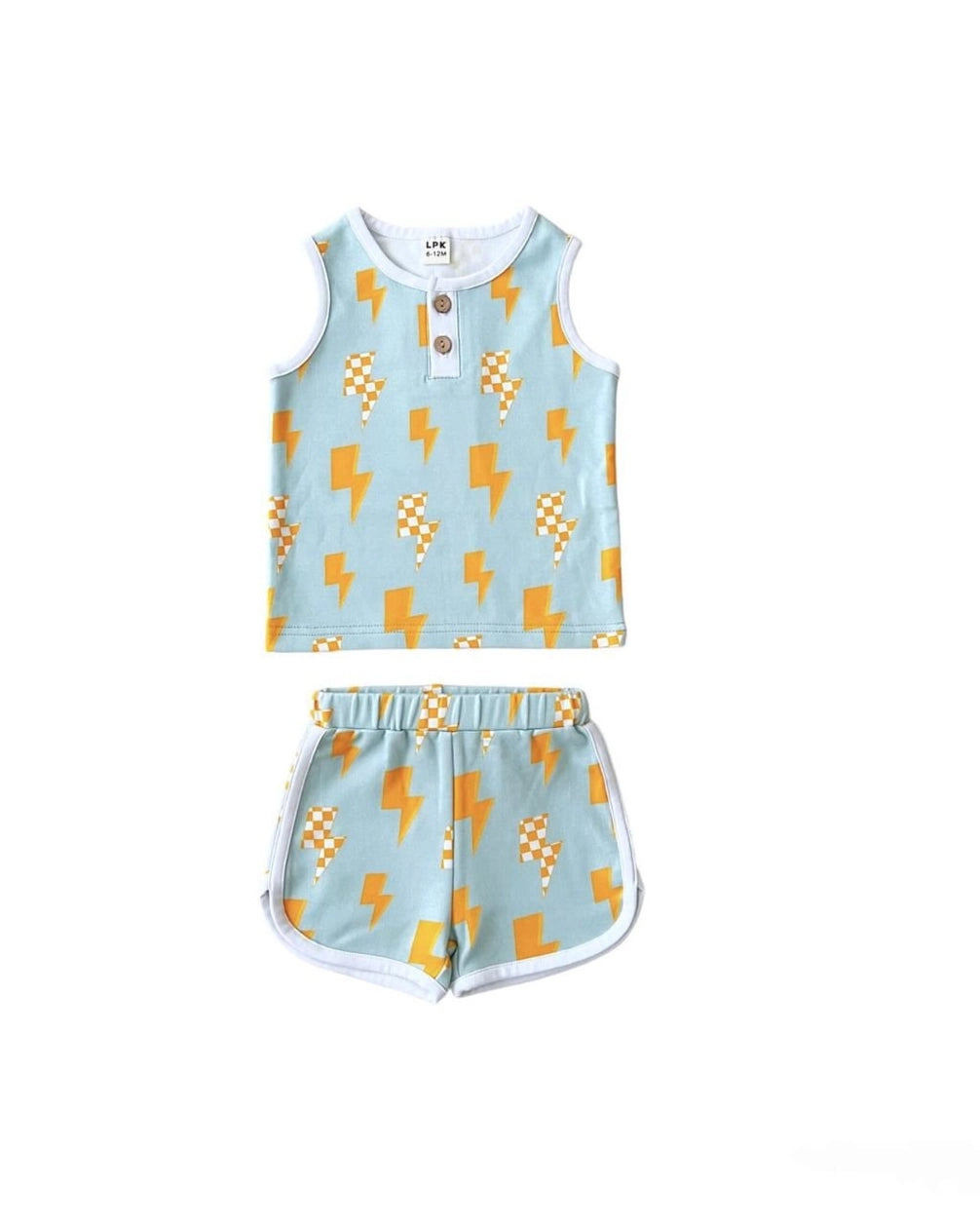 Lightning Bolt Tank & Shorts Set