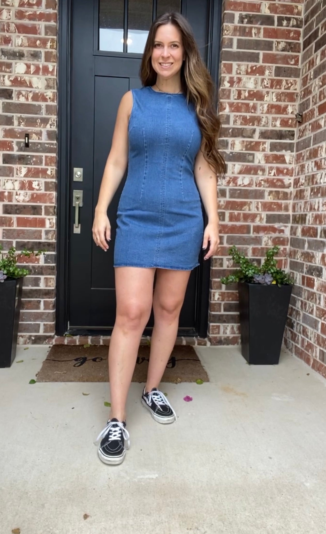 Stretch Denim Bodycon Dress